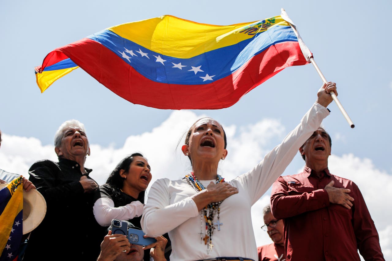 Venezuelans protest across the world to contest presidential election