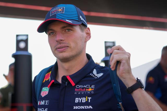 Red Bull driver Max Verstappen arrives at the Italian Grand Prix