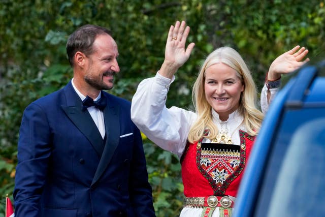 Norway’s Crown Prince Haakon and Crown Princess Mette-Marit