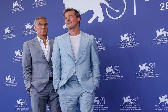 Italy Venice Film Festival Wolfs Photo Call