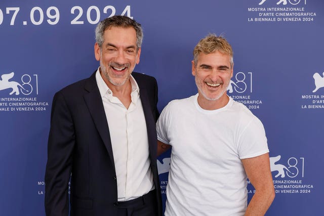 Todd Philips and Joaquin Phoenix