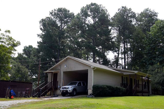 Exterior of the rental home of Colt Gray