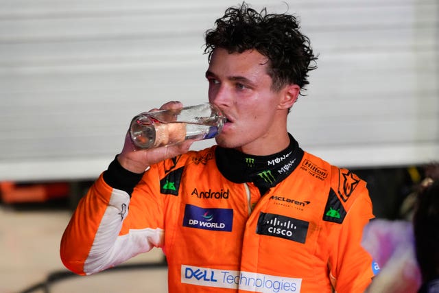 Lando Norris survived a couple of minor scares 