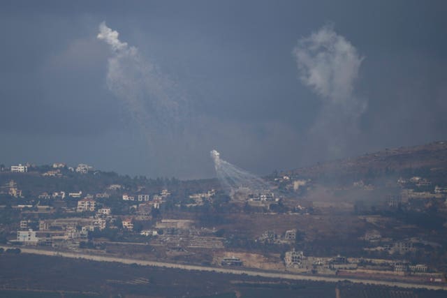 Israeli shelling hits an area of southern Lebanon 