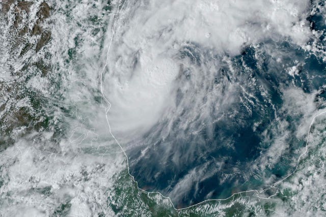 Satellite image of Hurricane Milton