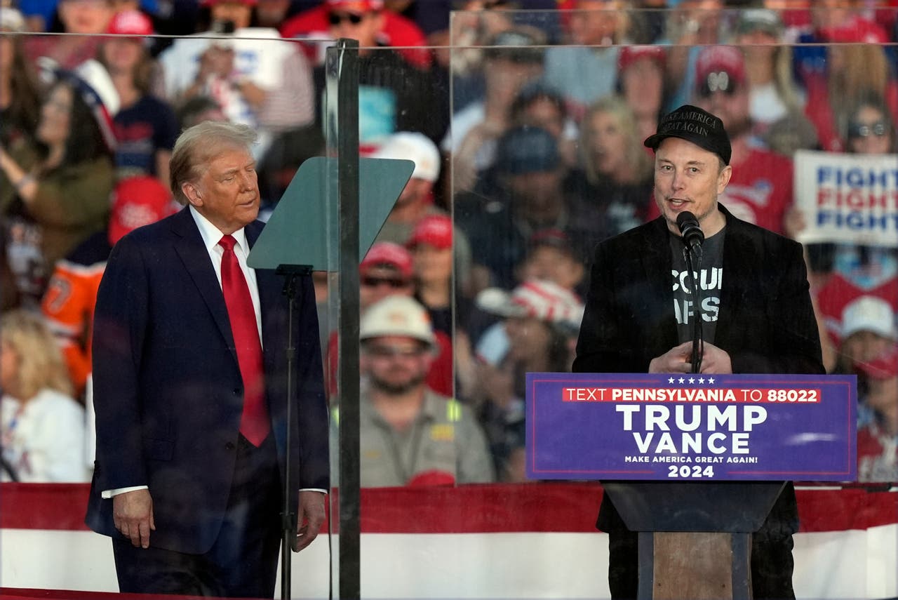Elon Musk makes first appearance at Trump rally with dire words