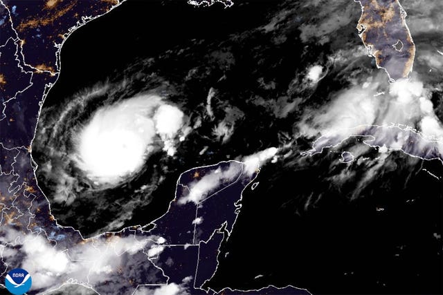 Satellite image of Hurricane Milton