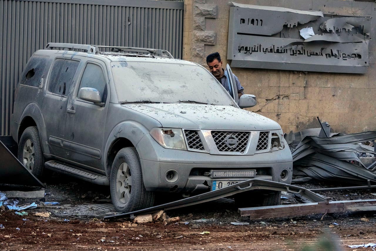 Israeli strikes target Hezbollahrun financial institution in Lebanon