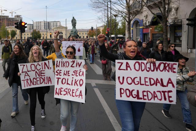 Serbia Roof Collapse