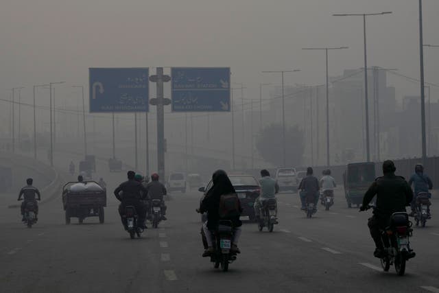 Smog in Pakistan 