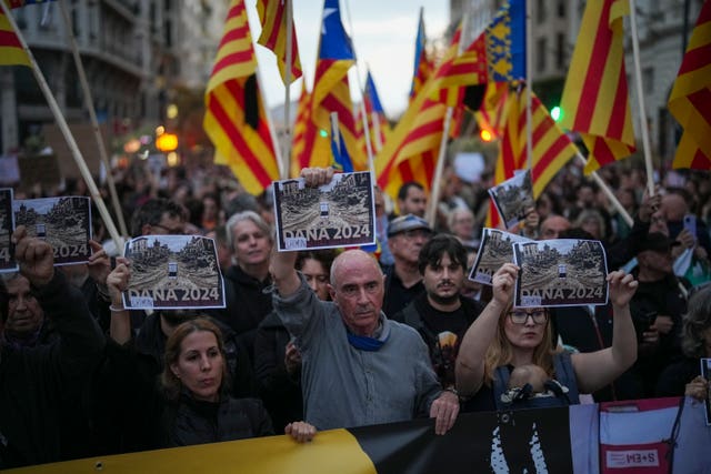 Spain protesters