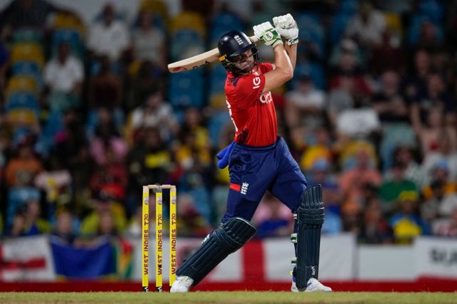 Jos Buttler bats for England against the West Indies