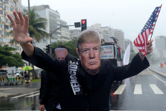 Brazil G20 Summit Protest