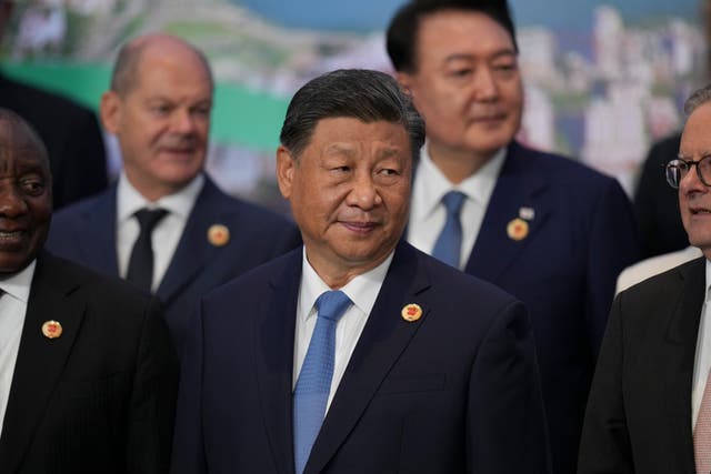 China’s president Xi Jinping (Silvia Izquierdo/AP)