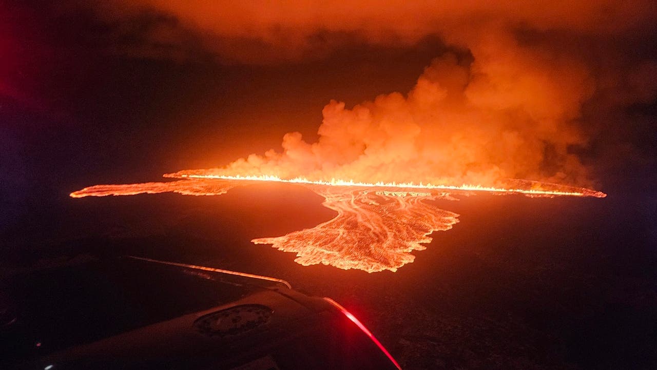 Icelandic volcano erupts for the seventh time in a year Warrington