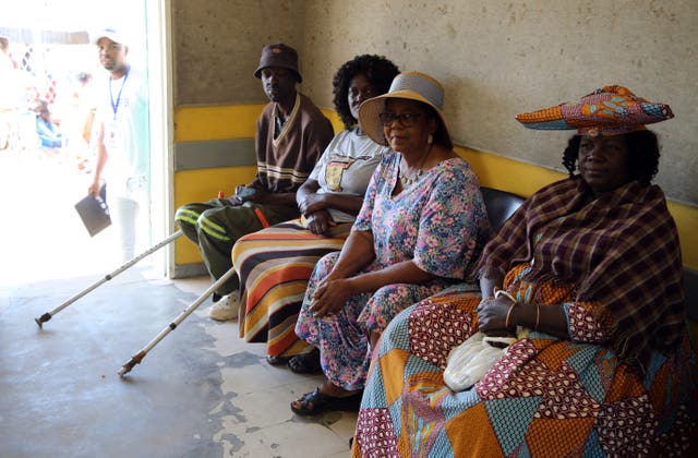 Namibians queue to vote