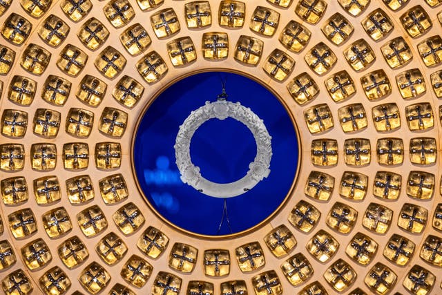 The reliquary of the Crown of Thorns in Notre Dame