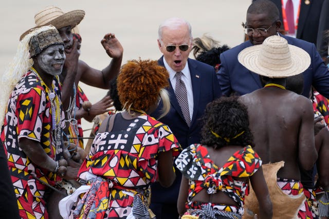 APTOPIX Biden Africa