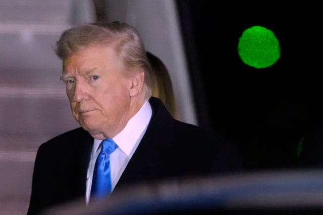 Donald Trump in suit