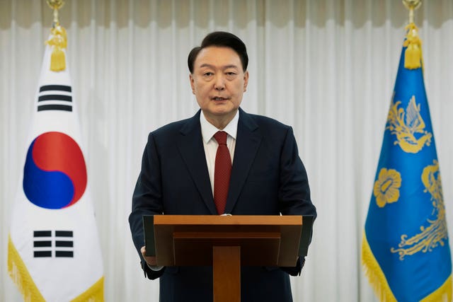 Yoon Suk Yeol (South Korean Presidential Office/Yonhap via AP)