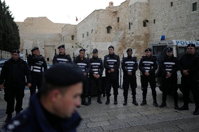 Israel Palestinians Christmas