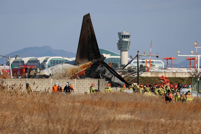 South Korea Plane Fire