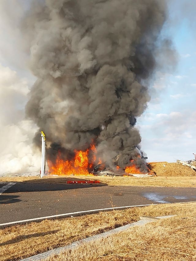 South Korea Plane Fire