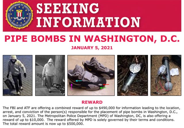 FBI Pipe Bomb Investigation