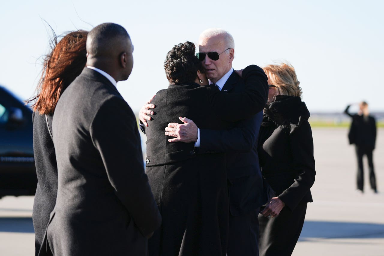 Biden tells New Orleans mourners they are not alone as he honours