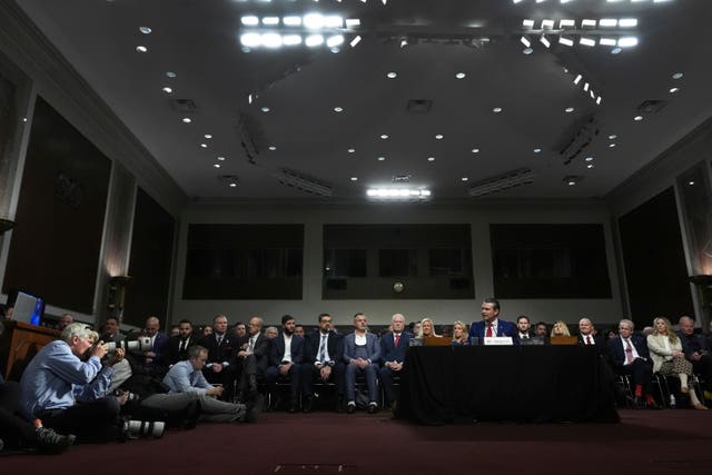 Pete Hegseth, President-elect Donald Trump’s choice to be defence secretary, appears before the Senate Armed Services Committee for his confirmation hearing, at the Capitol in Washington