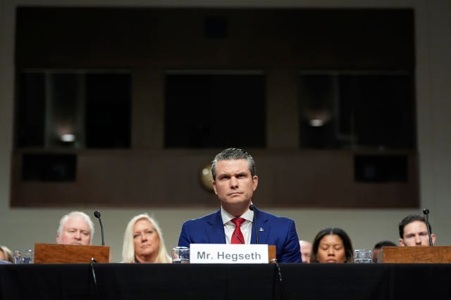 Pete Hegseth, President-elect Donald Trump’s choice to be defence secretary, appears before the Senate Armed Services Committee for his confirmation hearing, at the Capitol in Washington