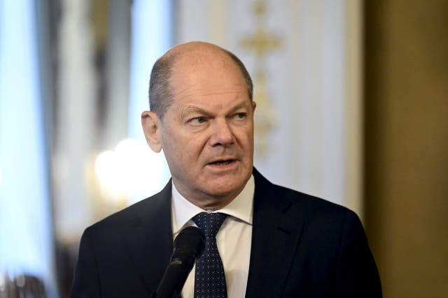 German Chancellor Olaf Scholz