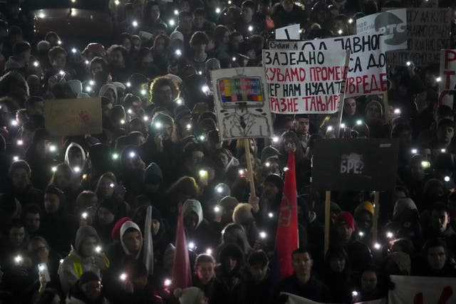 Serbia Protest