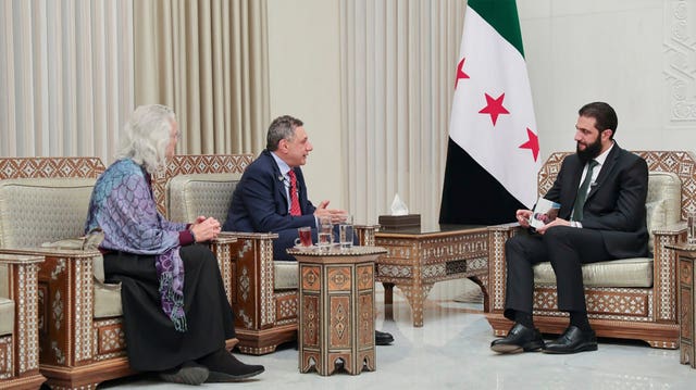 Debra Tice meets the Syrian leadership