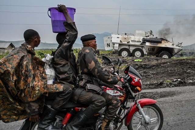 CORRECTION Congo Peacekeepers