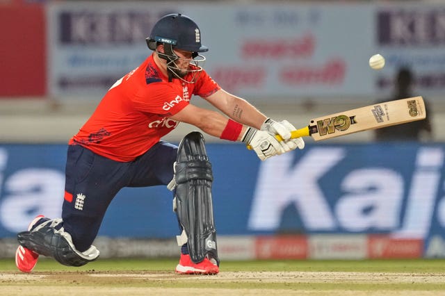 Ben Duckett batting for England