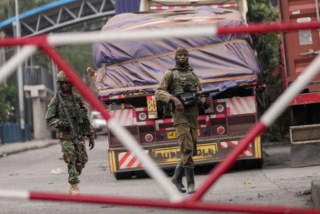 M23 rebels’ patrol Gisenyi border point