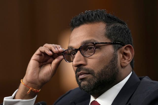 Kash Patel, President Donald Trump’s choice to be director of the FBI, appears before the Senate Judiciary Committee for his confirmation hearing