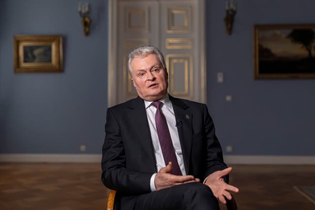 Lithuania AP Interview President