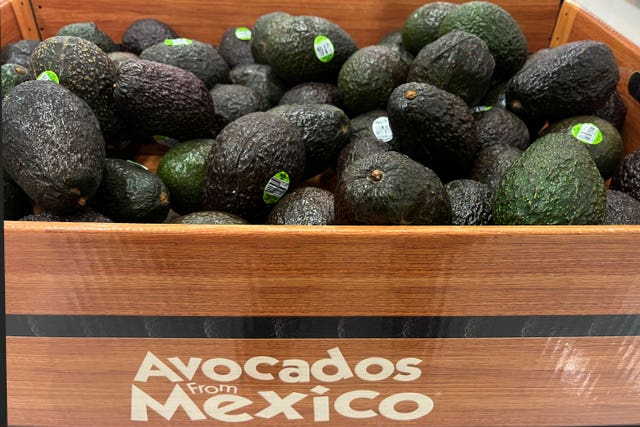 Avocados from Mexico displayed for sale at a store in New York