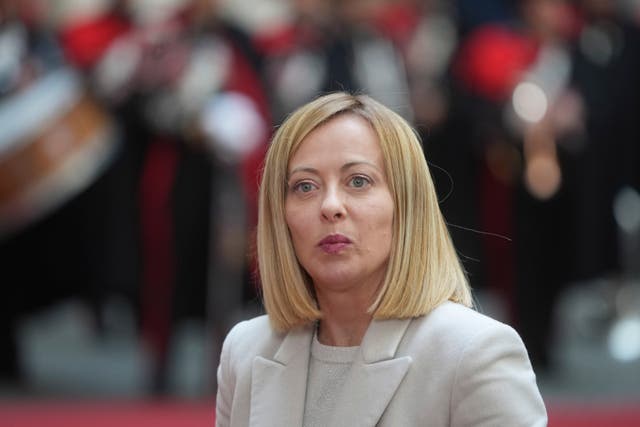 Italy’s Prime Minister Giorgia Meloni