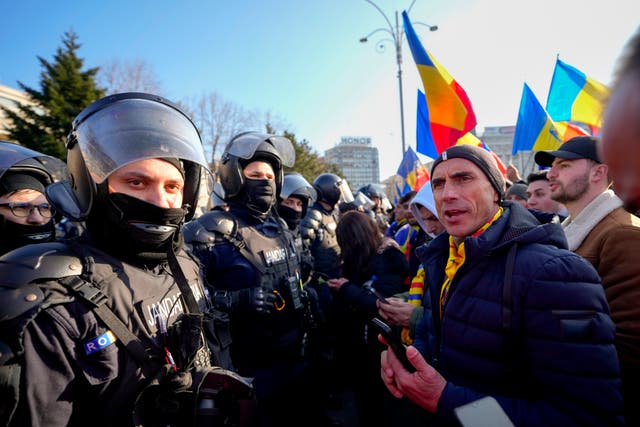 Protest in Romania