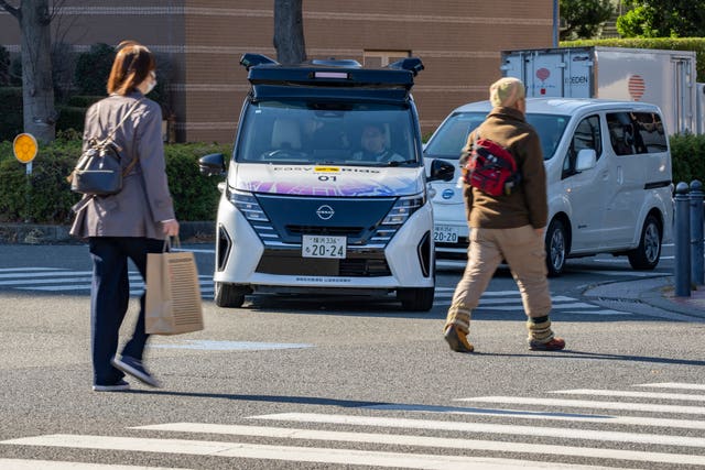 Japan Nissan Driverless Vehicle