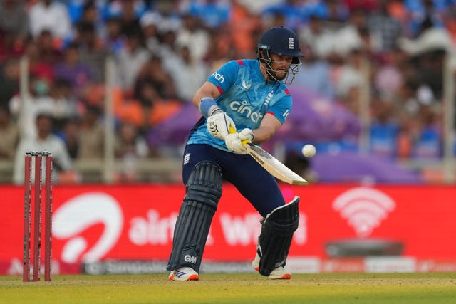 Ben Duckett batting for England