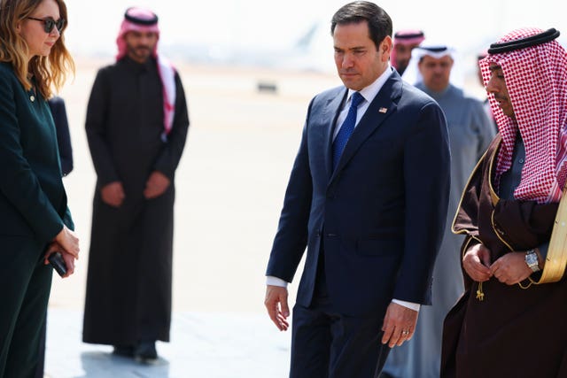 Mideast Saudi Arabia Rubio