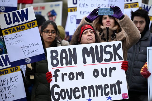 Federal Workers Rally