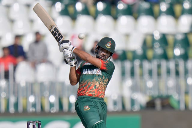 Najmul Hossain Shanto hits out