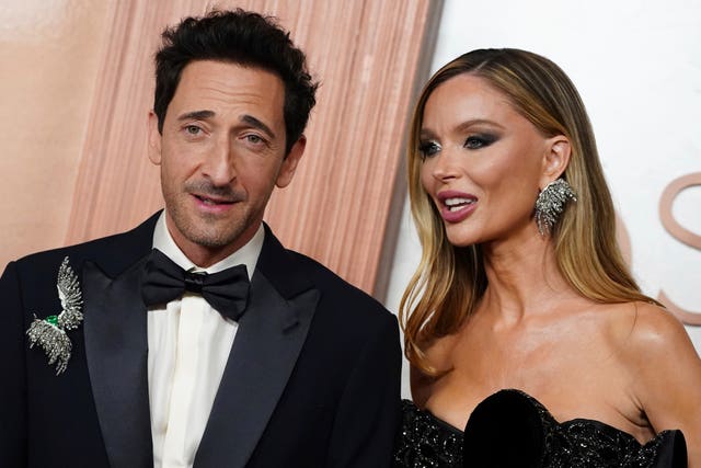 Adrien Brody and Georgina Chapman