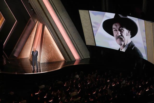 An image of Gene Hackman at the Oscars