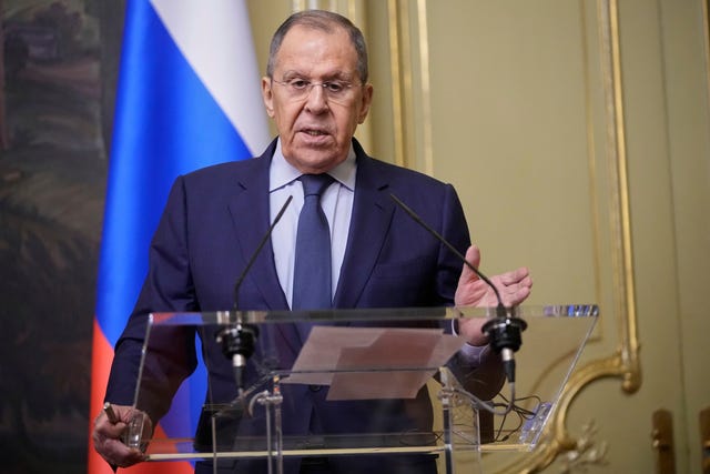 Russian Foreign Minister Sergei Lavrov